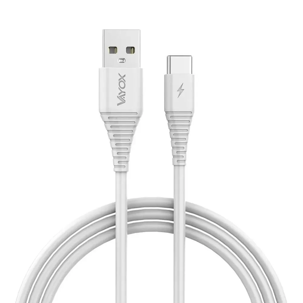 Kabel Vayox VA0289 USB-A - USB-C 2m Biały