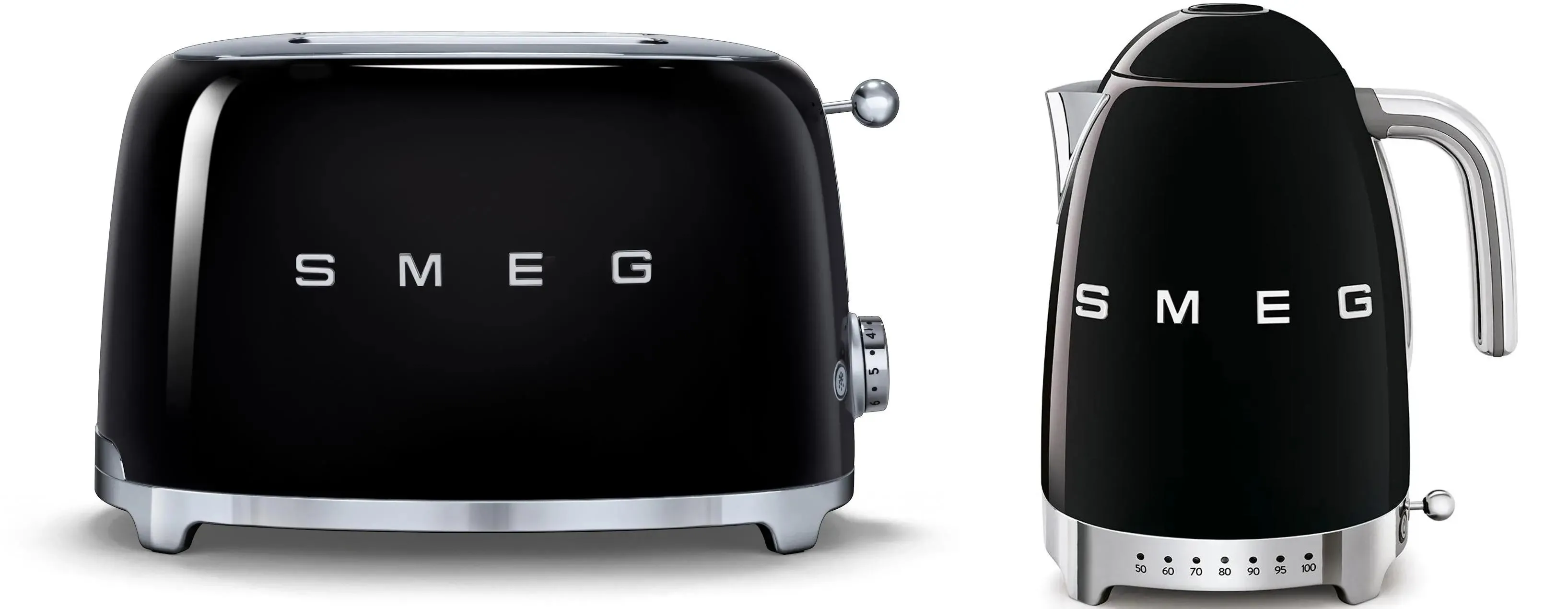 Zestaw Smeg KLF04BLEU 1,7l 2400W Regulacja temperatury + TSF01BLEU