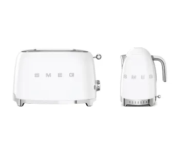 Zestaw Smeg KLF04WHEU 1,7l 2400W Regulacja temperatury + TSF01WHEU