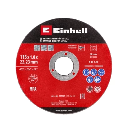 Tarcza do cięcia Einhell 49711521 115mm 5szt