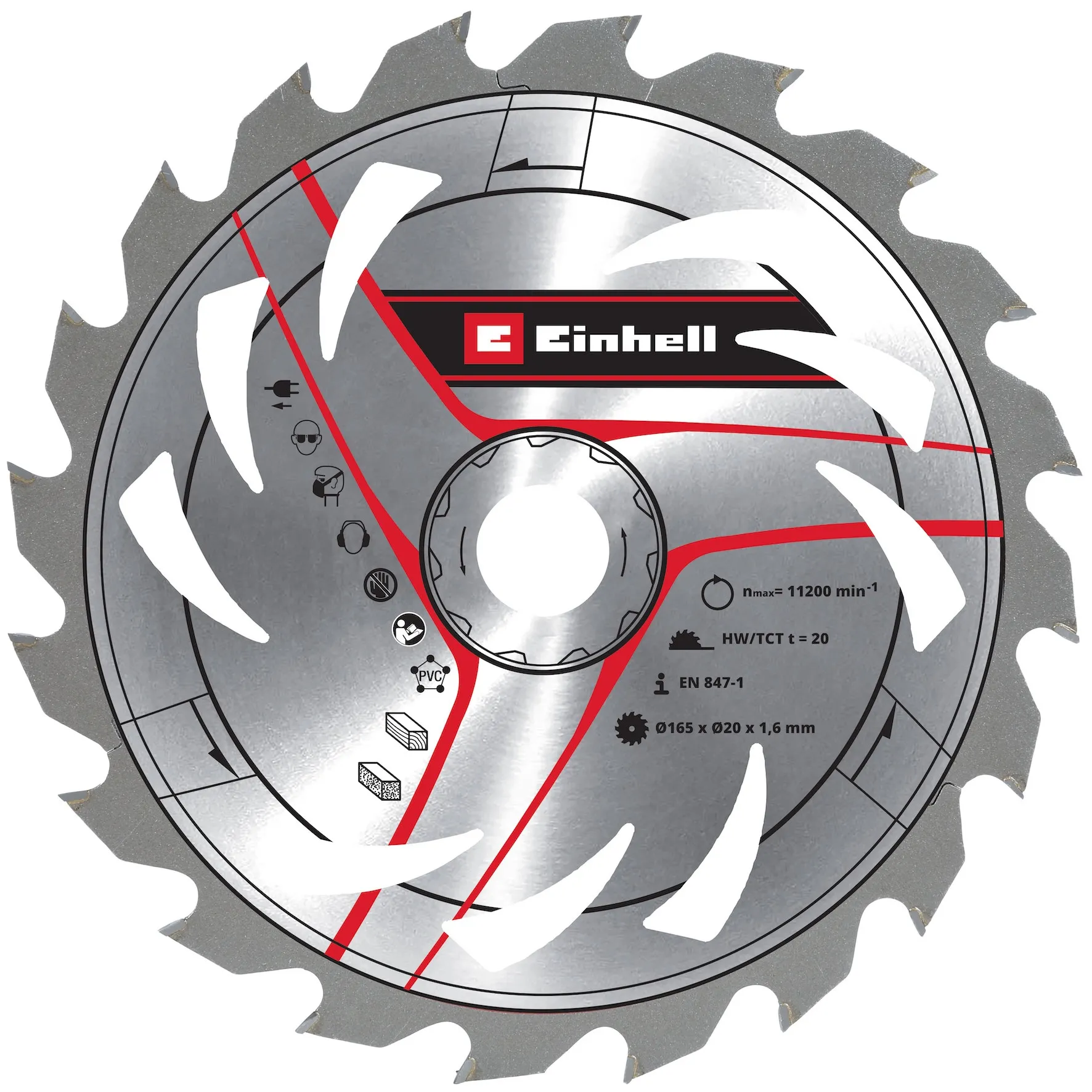 Tarcza do cięcia Einhell TE-CS 18/165 TE-PS 165 20Z 49584759