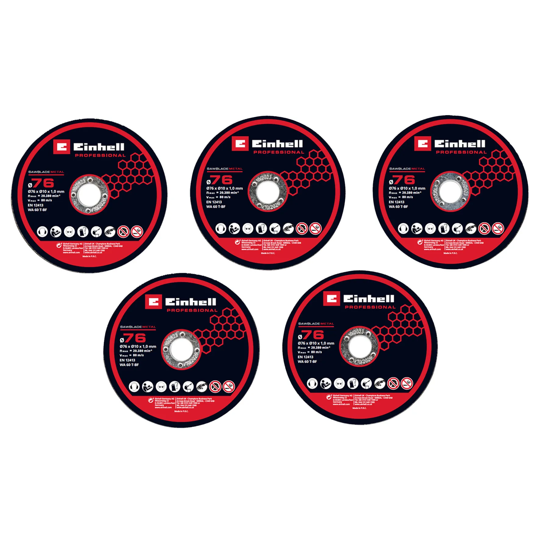 Tarcza do cięcia Einhell TP-CO 18/76-C 4440471 5szt