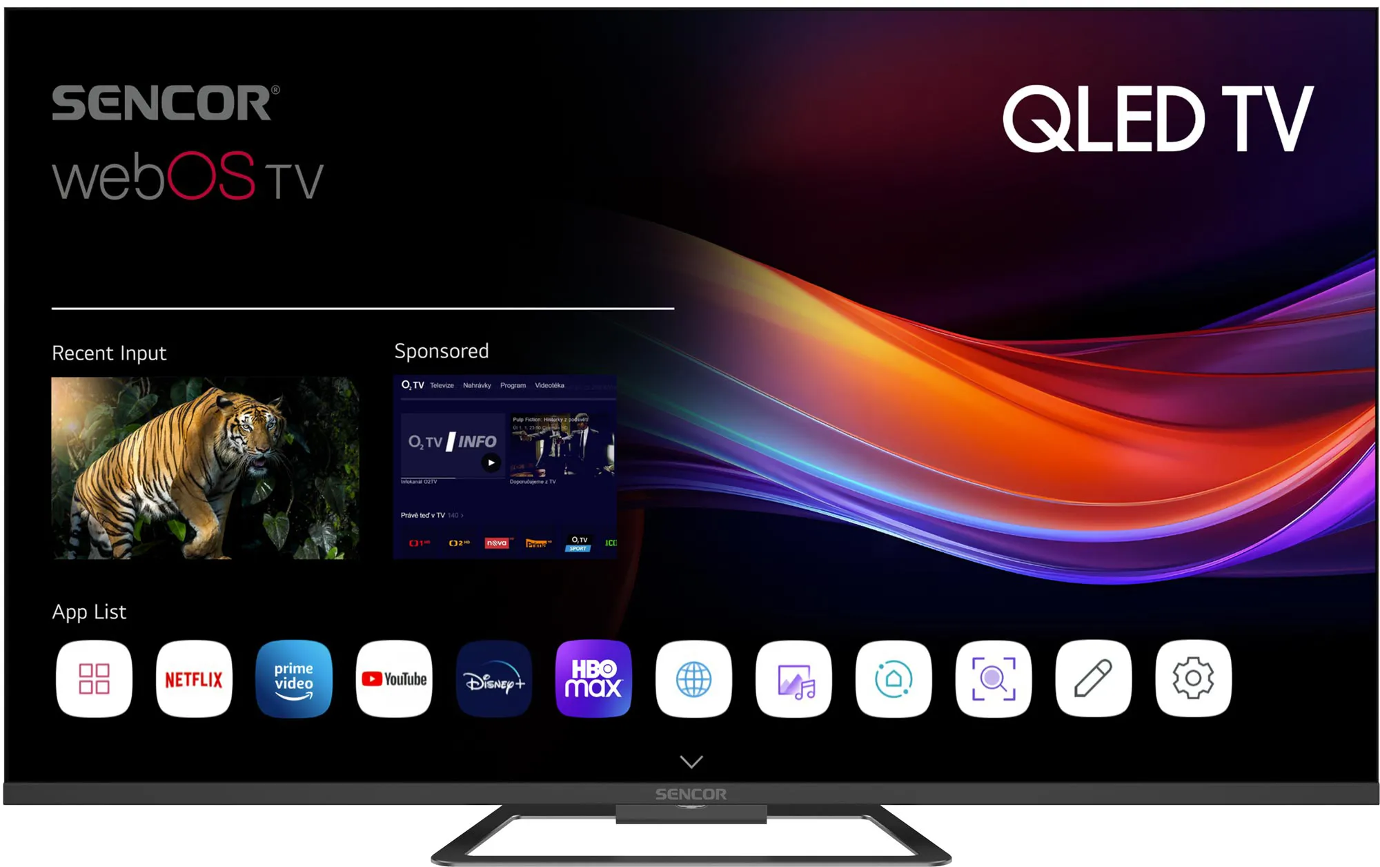 Telewizor Sencor SLE 55Q871B 55" QLED 4K webOS Smart TV DVB-T2