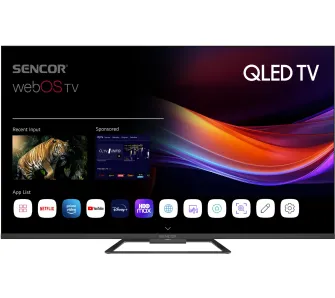 Telewizor Sencor SLE 55Q871B 55" QLED 4K webOS Smart TV DVB-T2
