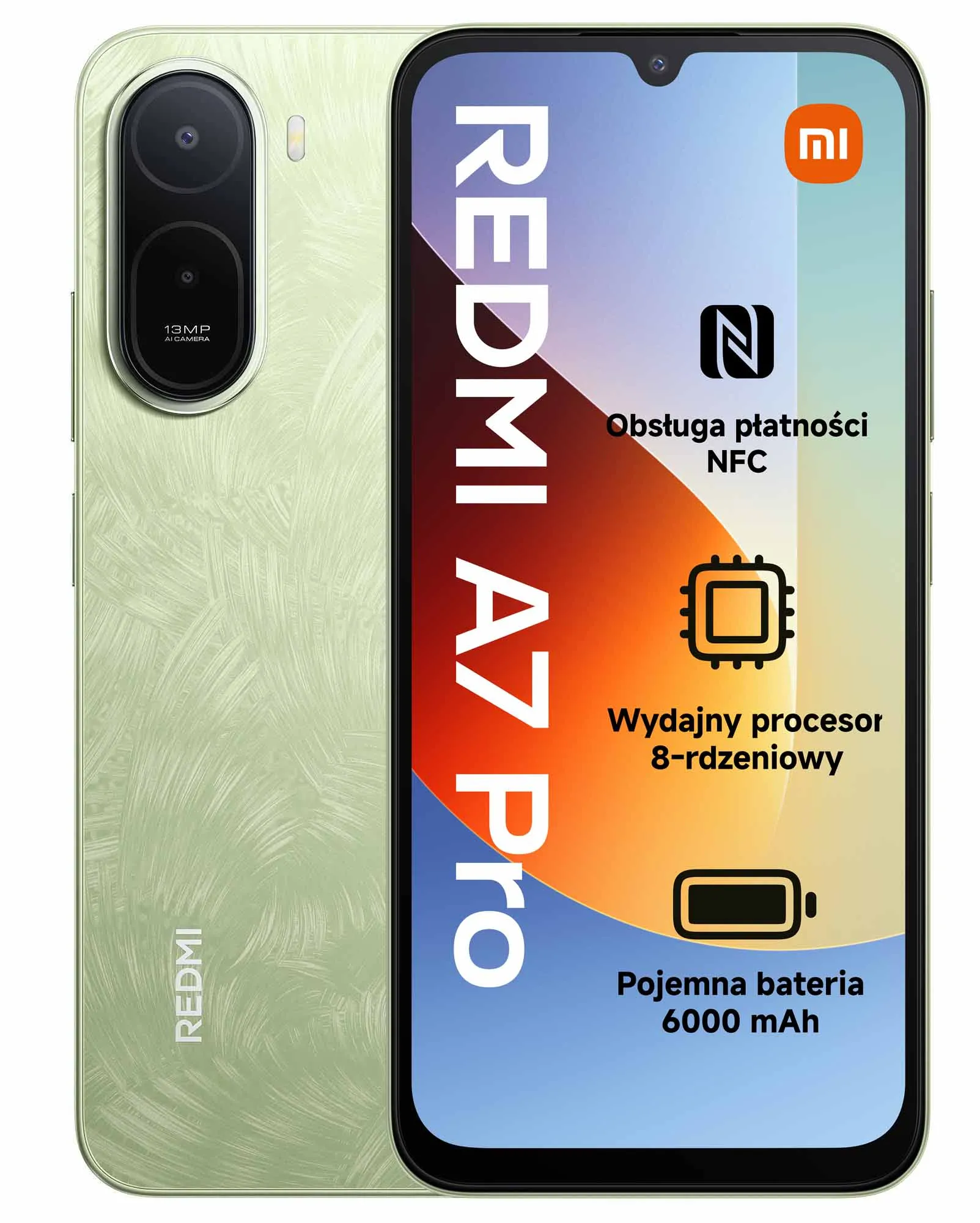 Smartfon Xiaomi REDMI A7 Pro 4/64GB 6,9" 120Hz 13Mpix Zielony