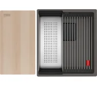 Franke Kanon KNG PRO 110-37 Granitowy Łupkowy szary