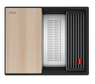 Franke Kanon KNG PRO 110-52 Granitowy Czarny mat