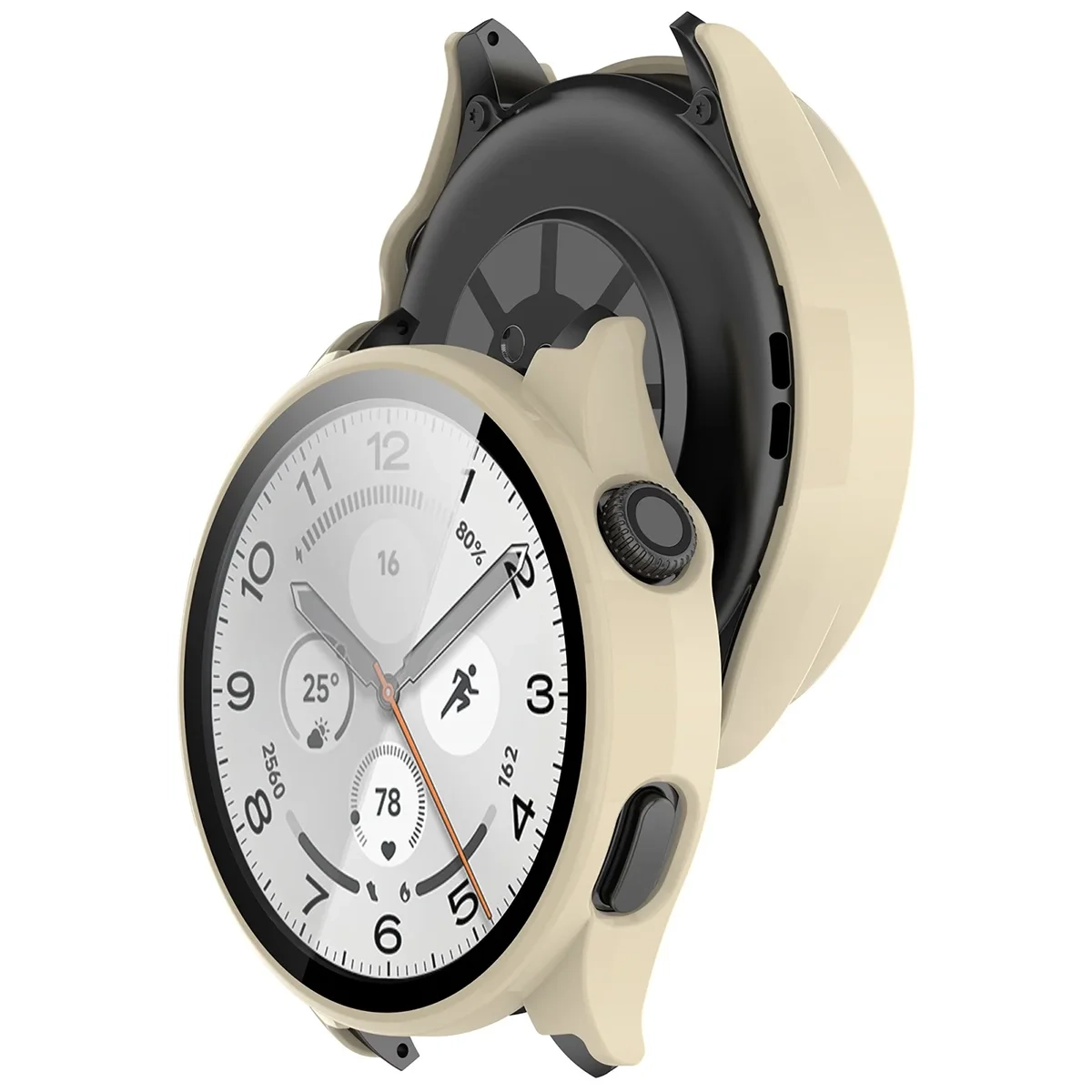 Etui Bizon Case Watch Adamo do Xiaomi Watch 5 Beżowy