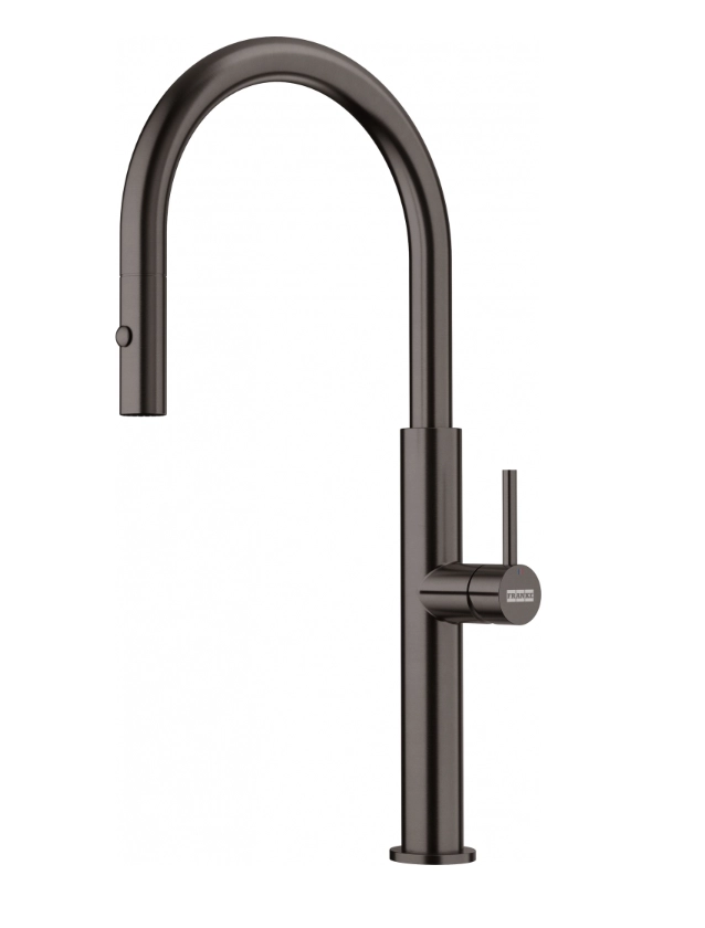 Bateria Franke Pescara J pull-out spray Antracyt Stal szlachetna