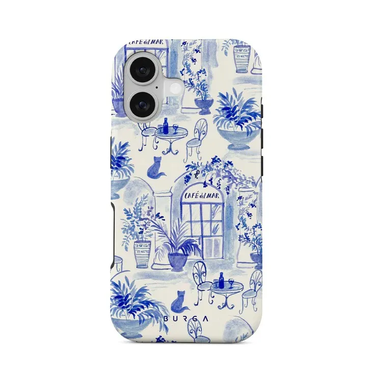 Etui Burga Tough MagSafe do iPhone 17 Biało-niebieski