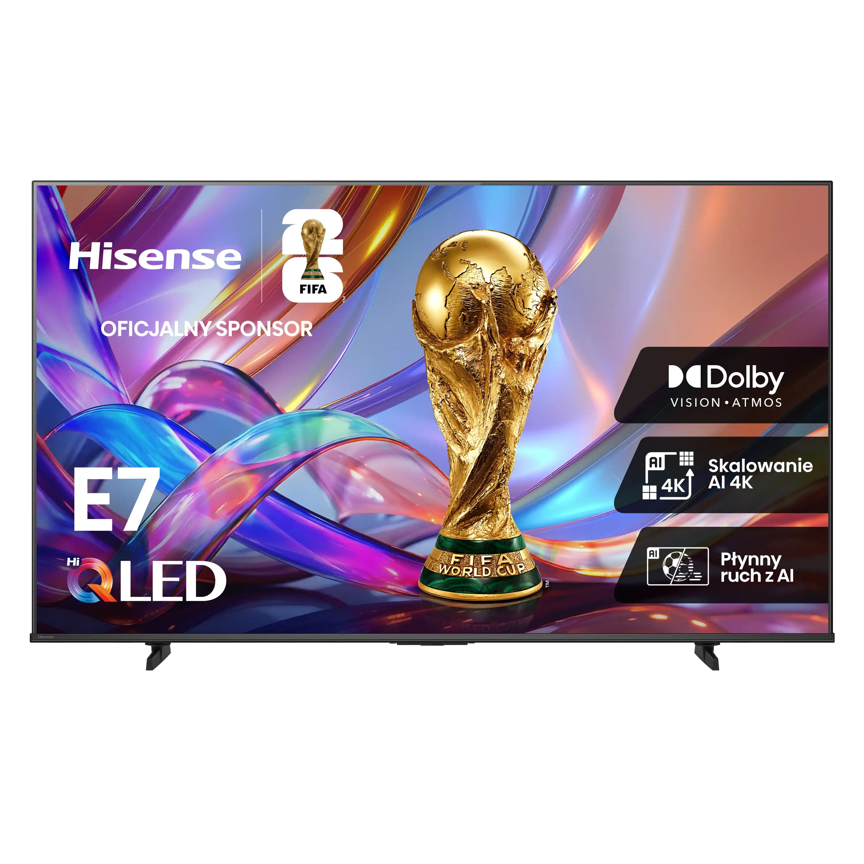 Telewizor Hisense 65E7S 65" QLED 4K Smart TV Funkcje AI Dolby Vision Doby Atmos DTS X HDMI 2.1 DVB-T2