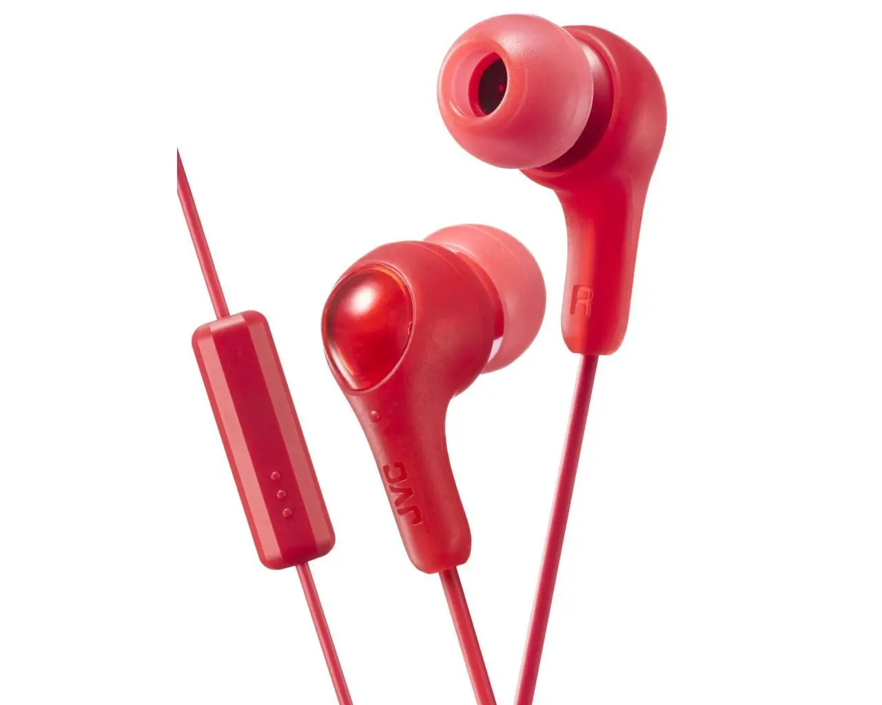 Słuchawki przewodowe JVC HA-FX7M-R-E Dokanałowe Mikrofon Czerwony