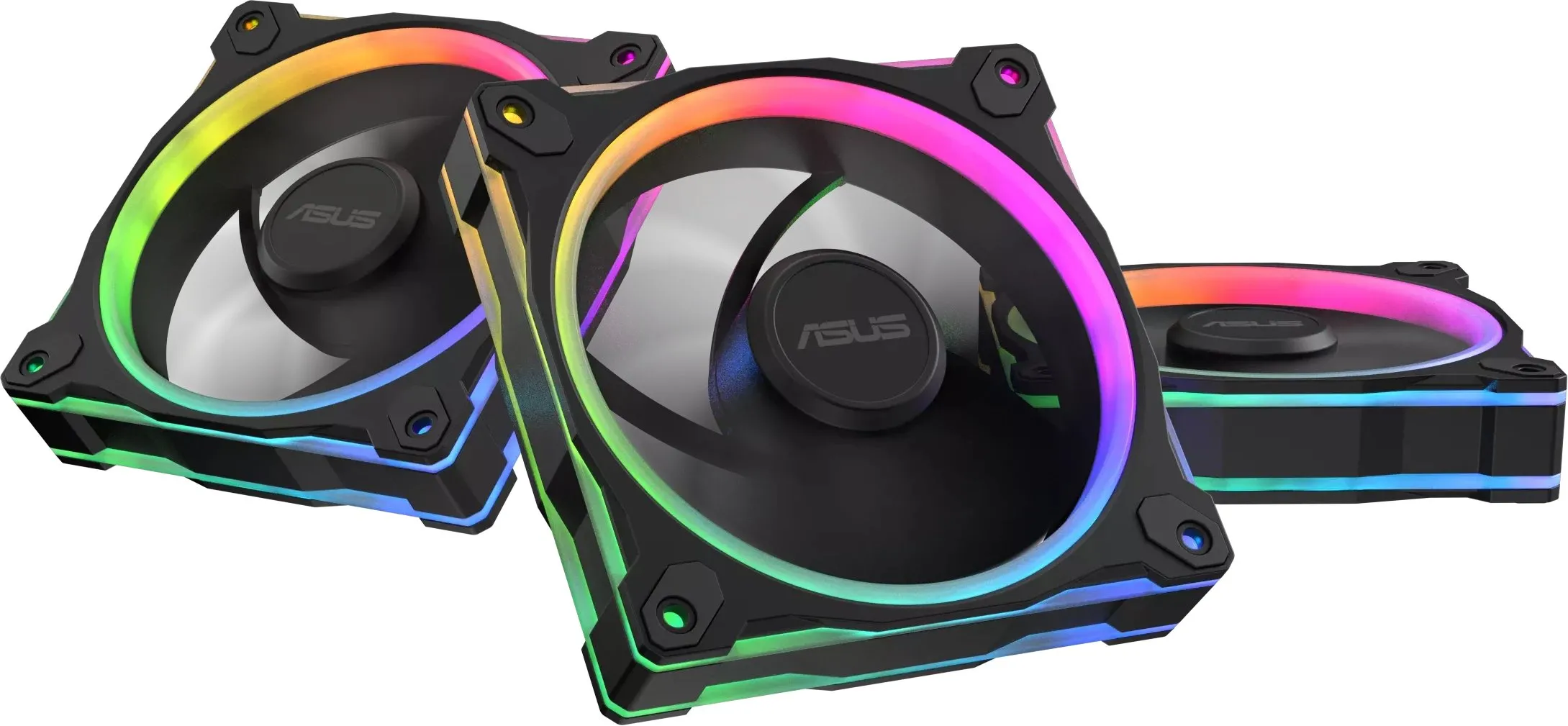 Zestaw wentylatorów ASUS Prime MR120 ARGB Reverse 120mm 3szt. Czarny