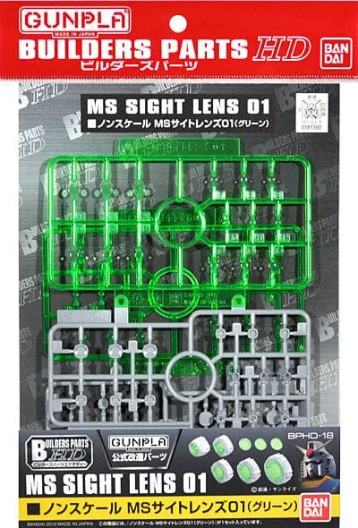Model do składania Bandai BUILDER PARTS HD MS SIGHT LENS 01 GREEN