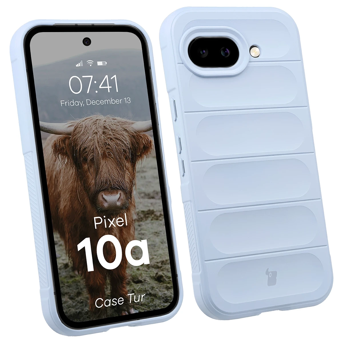 Etui Bizon Case Tur do Google Pixel 10a Jasnoniebieski