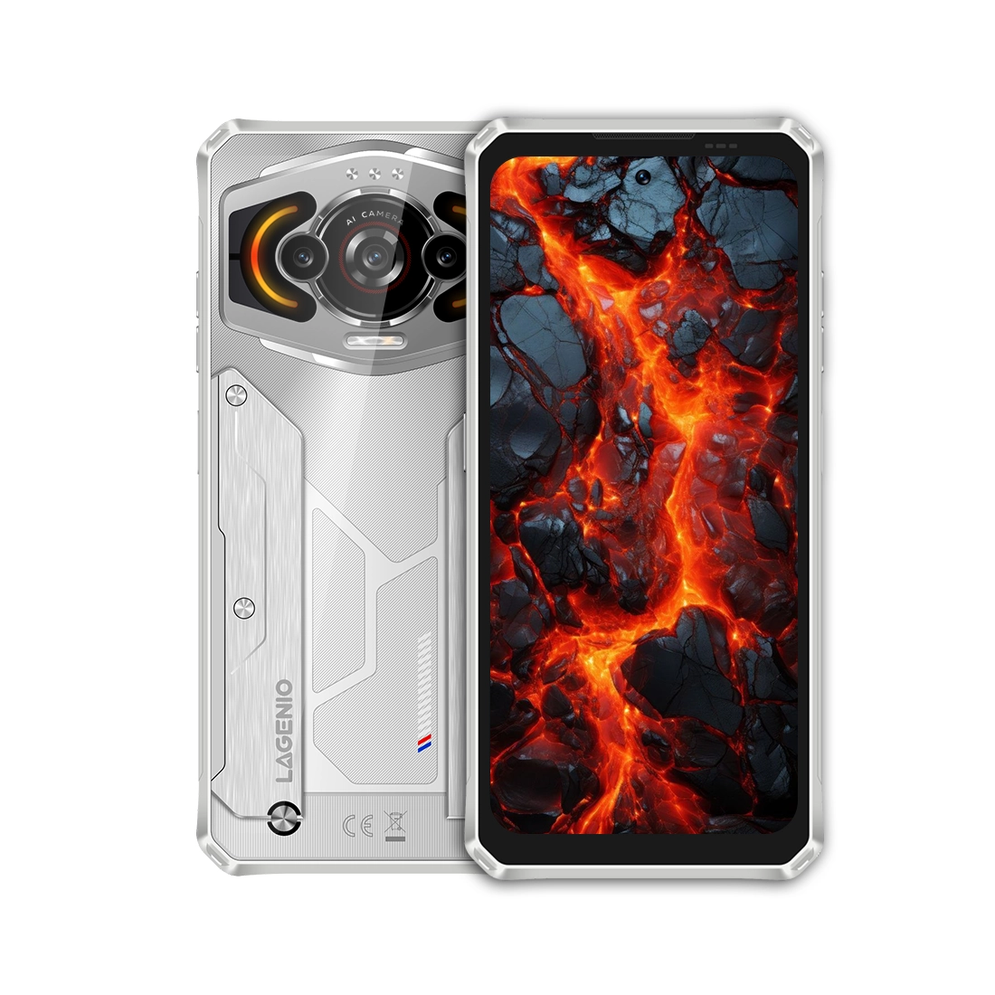Smartfon Lagenio Panther 1 4/128GB 6,7" 120Hz 13Mpix Platynowy