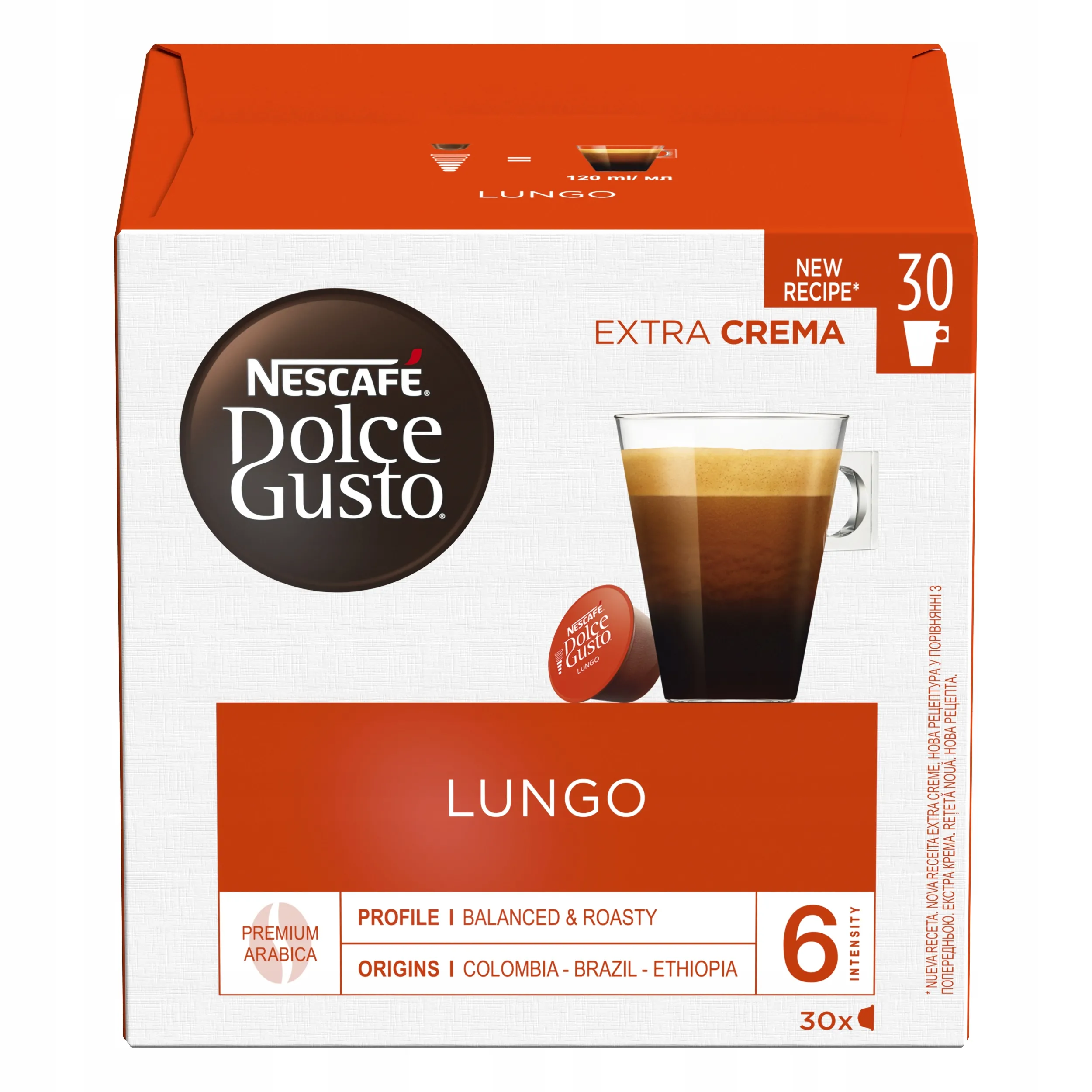 Kapsułki Nescafe Dolce Gusto Lungo 30szt.
