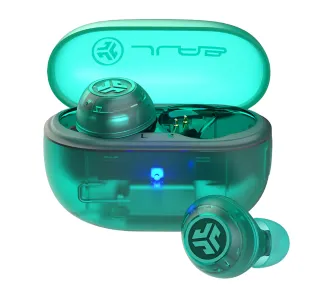 Słuchawki bezprzewodowe JLab Go Pop ANC Dokanałowe Bluetooth 5.4 Turkusowo-Przezroczysty