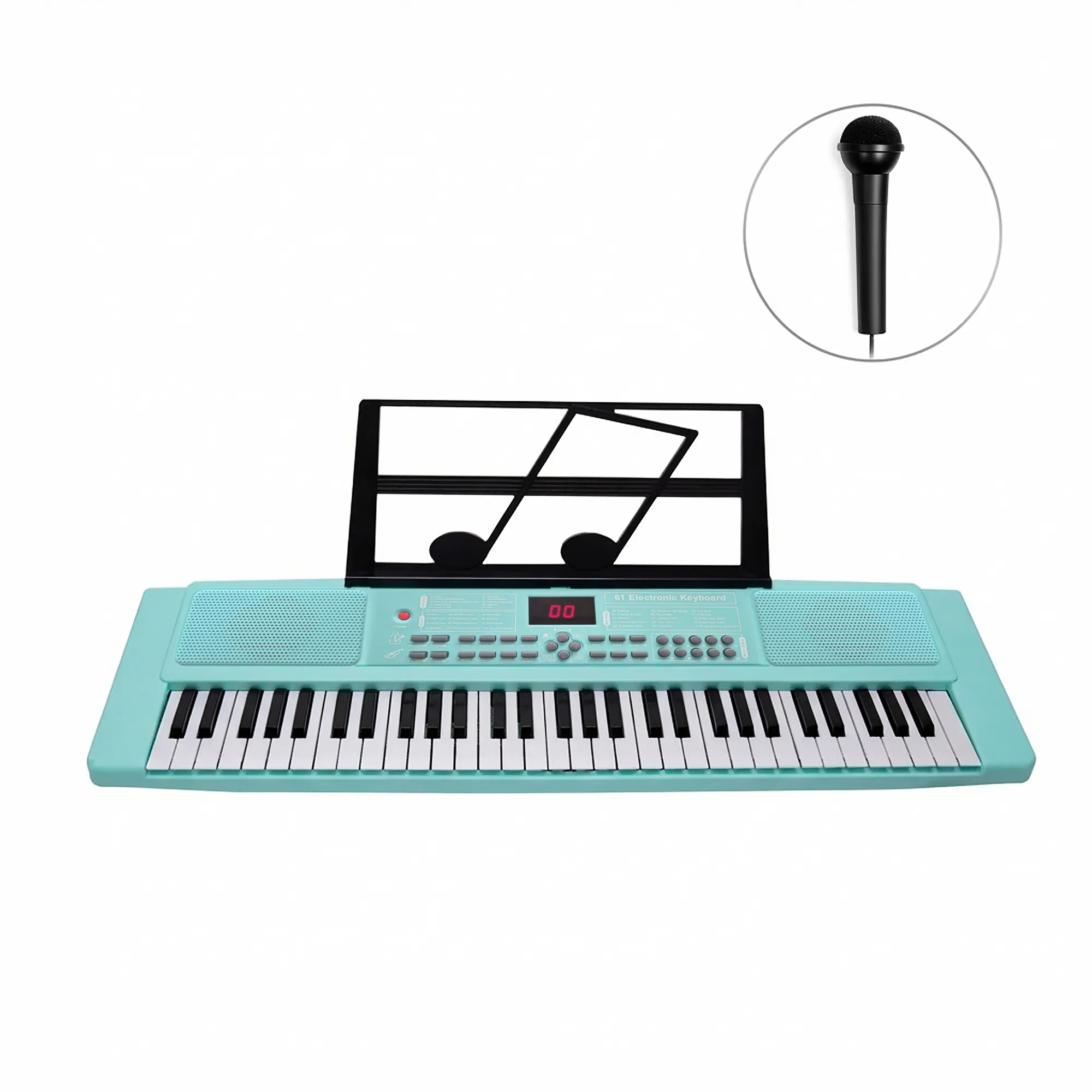 Keyboard Musicmate MM-04 KeyDeluxe Turkusowy