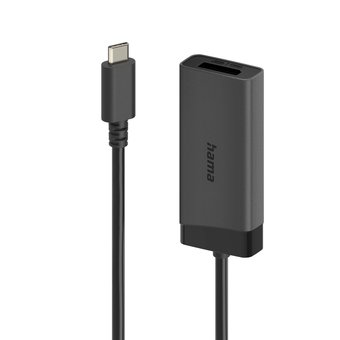 Adapter Hama USB-C - DisplayPort/HDMI Ultra-HD 4K 60Hz Czarny