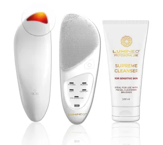 Szczoteczka do twarzy Lumineo Sonic + Żel do skóry wrażliwej 100ml