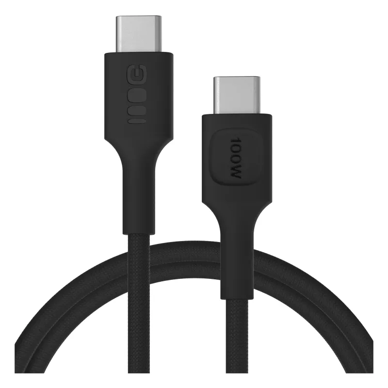 Kabel Green Cell PowerStream PD USB-C do USB-C 100W 1,2m Czarny