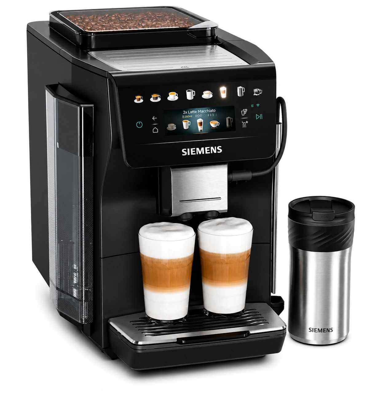Ekspres Siemens EQ600 iAroma TP607ET8 Szerokość 36cm