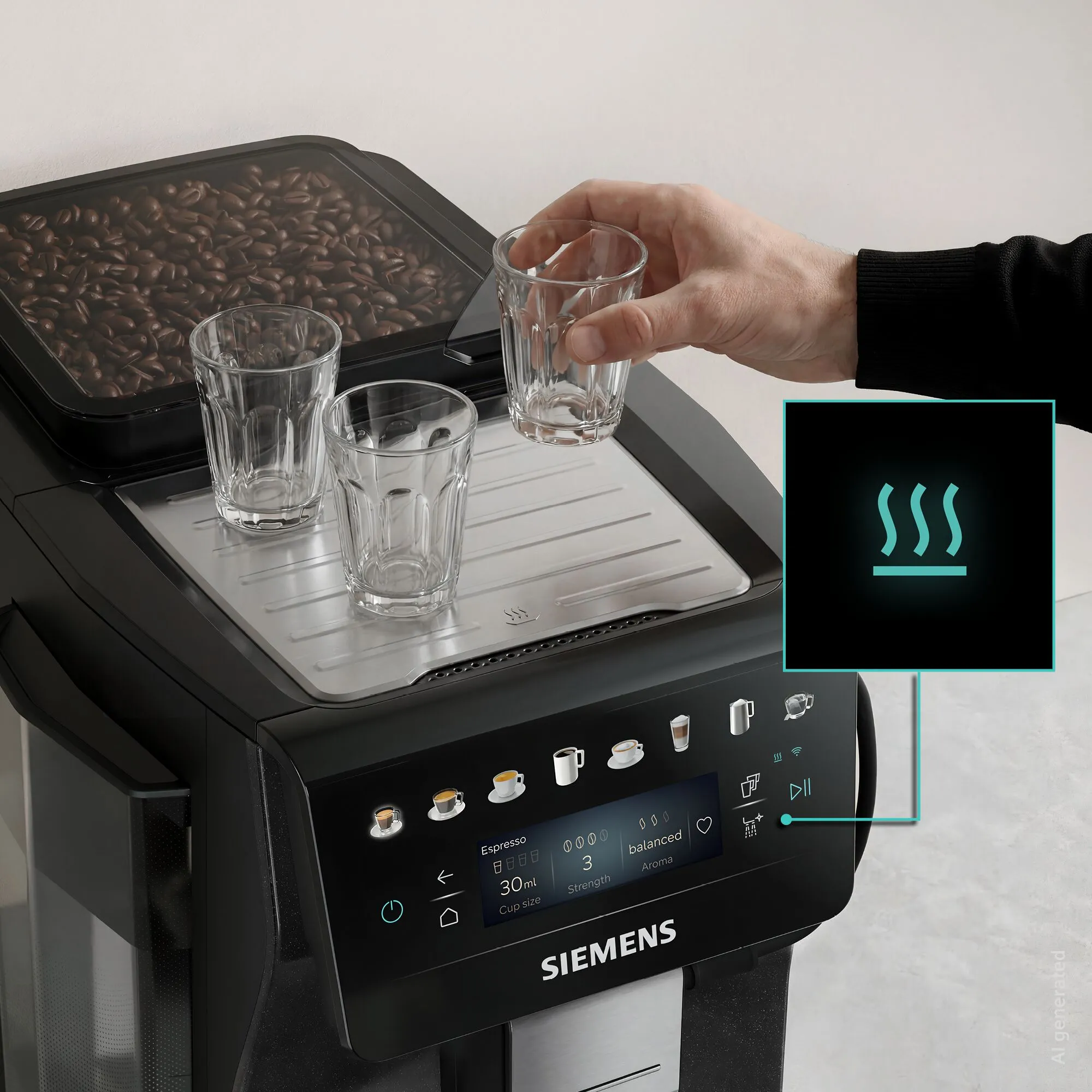 фото Кавомашина автоматична Siemens EQ600 iAroma TP607ET8 2