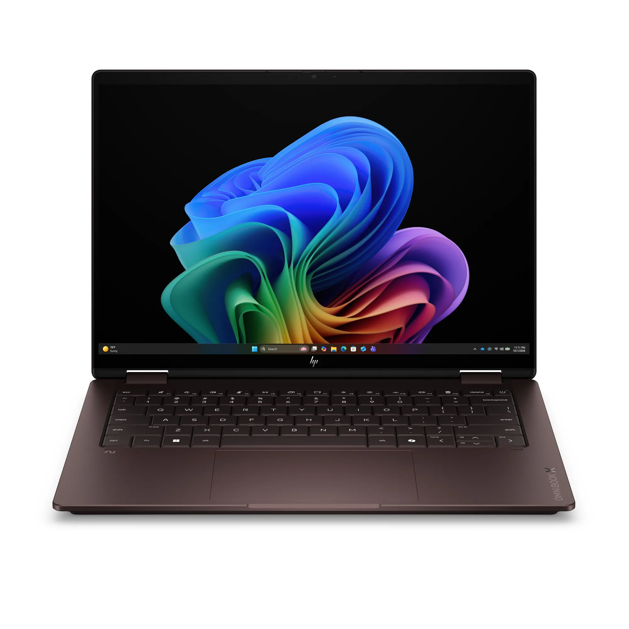 Laptop 2w1 HP OmniBook X Flip 14-kc0000nw OLED 14" Ryzen AI 9 465 32GB RAM 1TB Dysk SSD Win11 Brązowy Funkcje AI