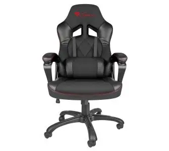 Fotel Genesis Nitro 330 Gamingowy do 120kg Skóra ECO Tkanina Czarny