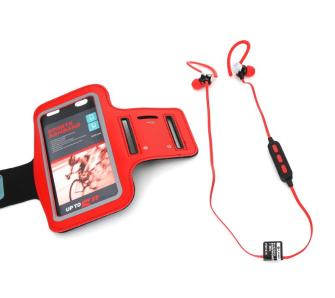 słuchawki bezprzewodowe Platinet PM1075R (czerwony) + etui