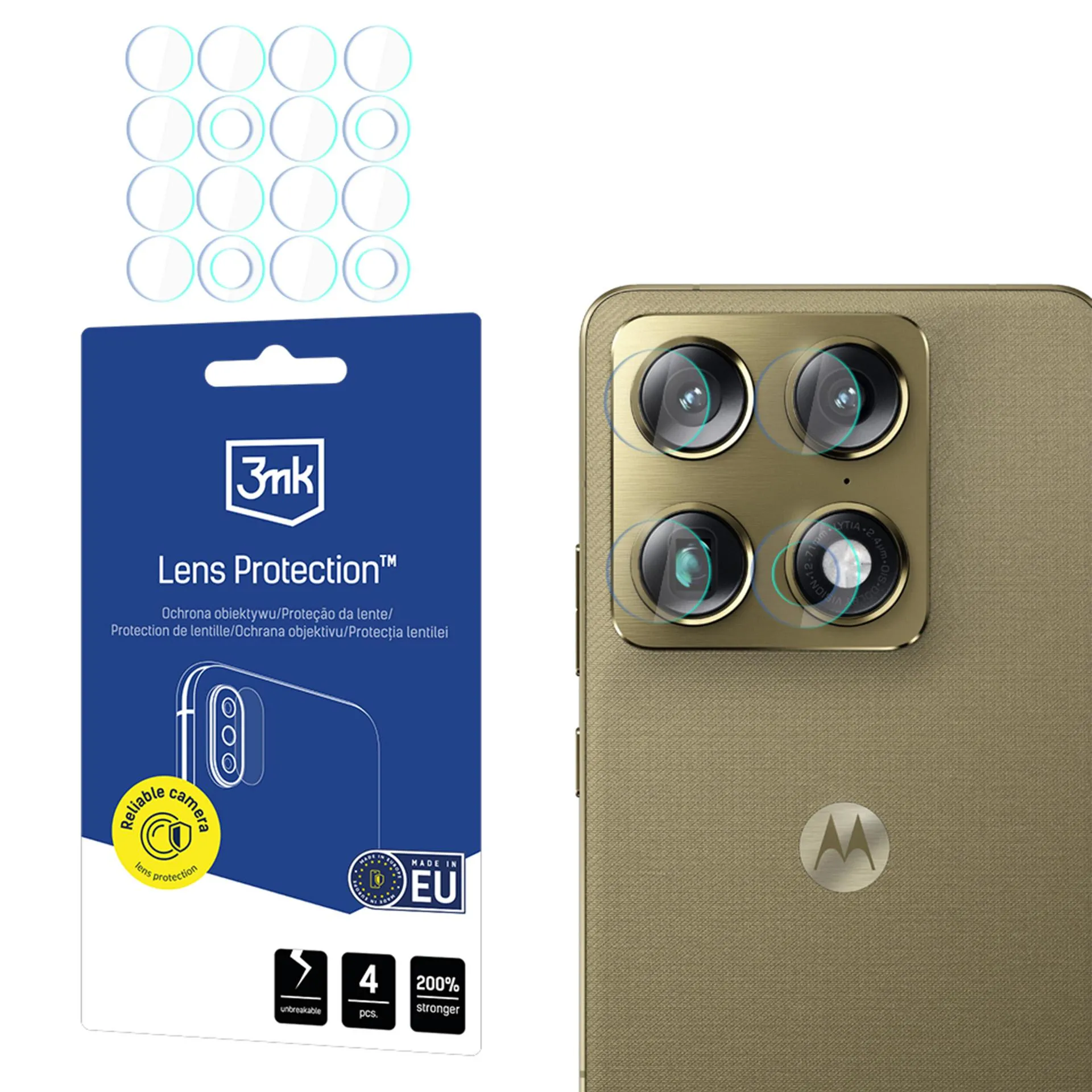 Szkło hybrydowe 3mk Lens Protection do Motorola Signature