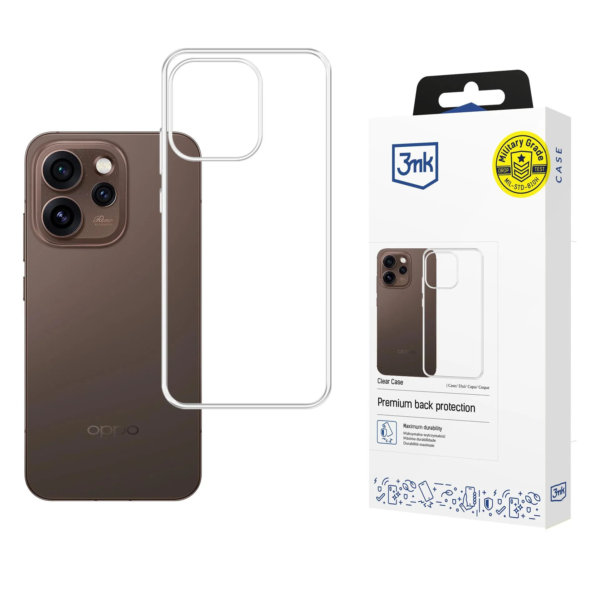 Etui 3mk Clear Case do Oppo Reno 15 Pro 5G CPH2813