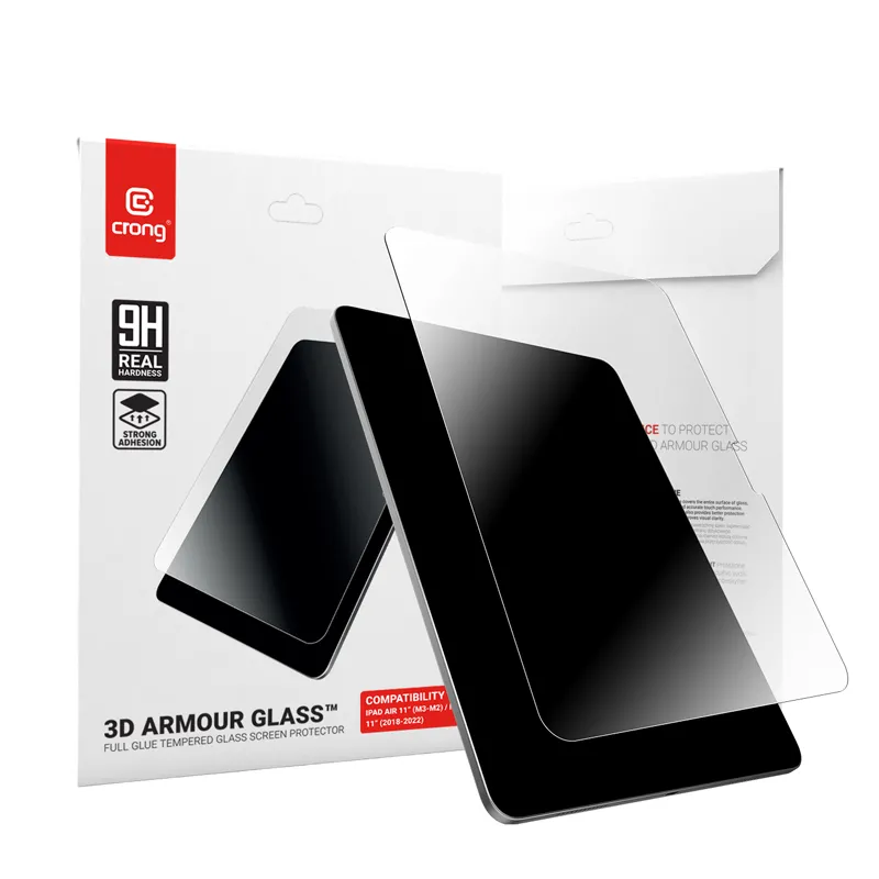 Szkło hartowane Crong 3D Armour Glass do iPad Air 11" (2026-2024) / iPad Pro 11" (2022-2018)