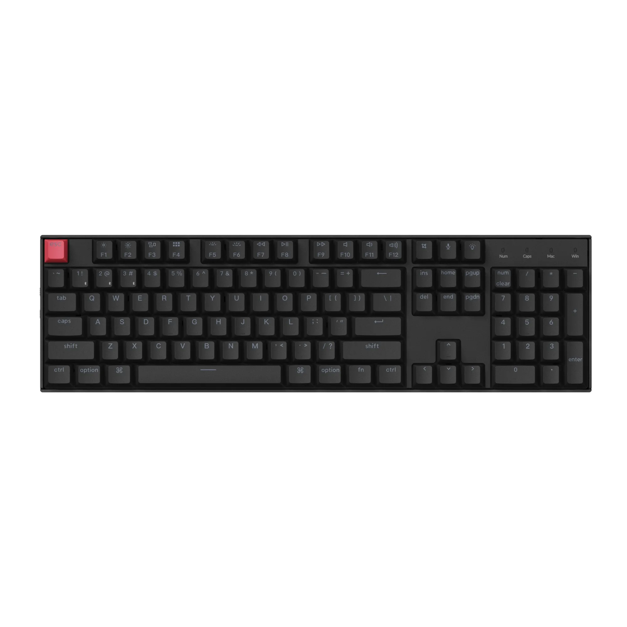 Klawiatura mechaniczna Keychron K10 QMK Version 2 Super Banana Czarny