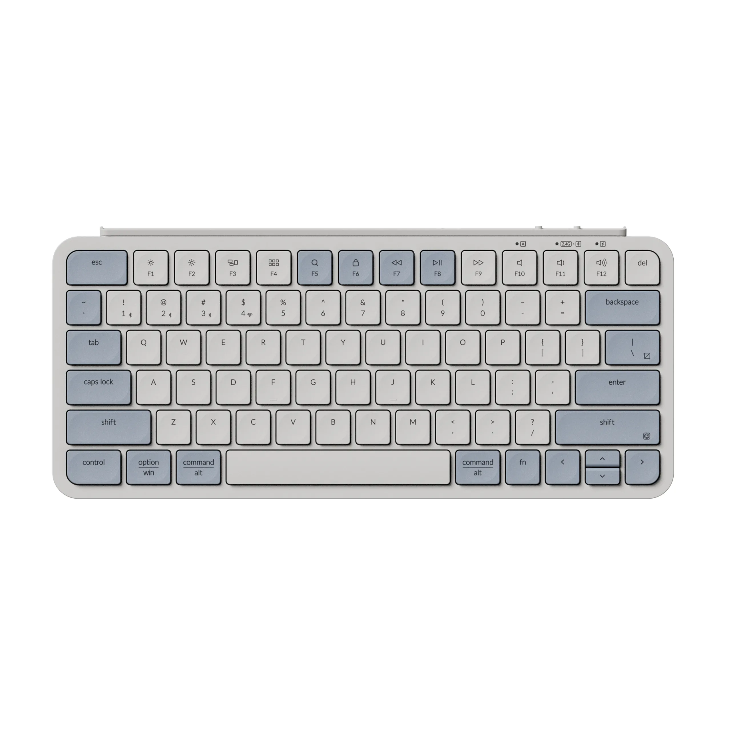 Klawiatura nożycowa Keychron B1 Pro Ultra-Slim Biało-Niebieski