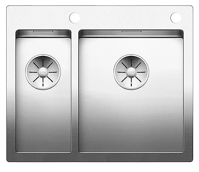 Zlewozmywak Blanco CLARON 340/180-IF/A 521647 Stalowy Srebrny