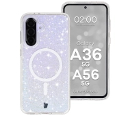 Bizon Case SparklO do Galaxy A36 5G / A56 5G Przezroczyste z Brokatem