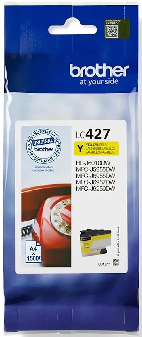 Tusz Brother LC427Y Żółty 15 ml