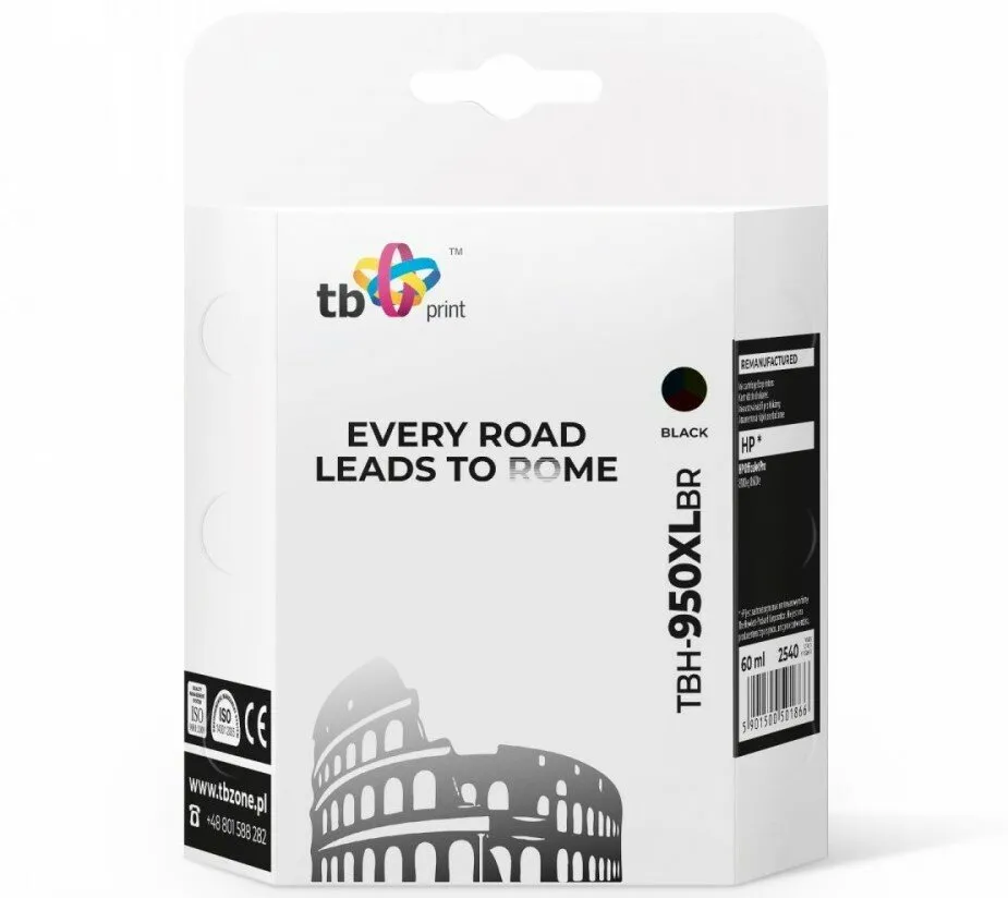 Tusz TB Print TBH-950XLBR (zamiennik 950XL) Czarny 60 ml