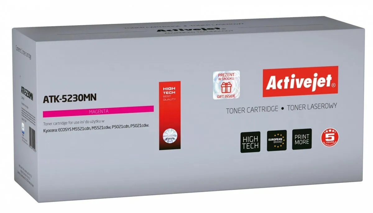 Toner ActiveJet ATK-5230MN (zamiennik TK-5230M) Purpurowy