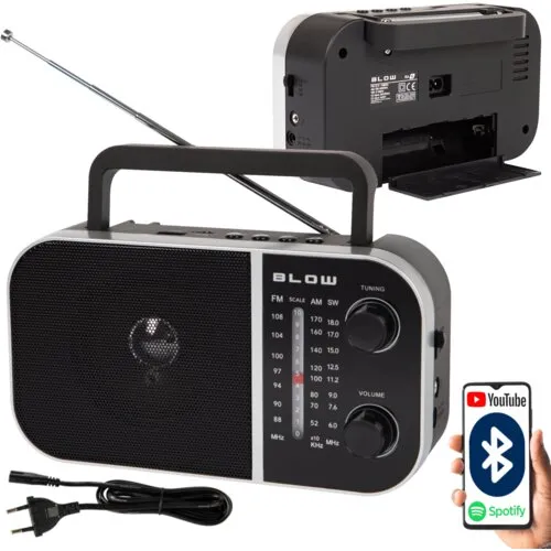 Radioodbiornik BLOW RA6 77-535 Czarny