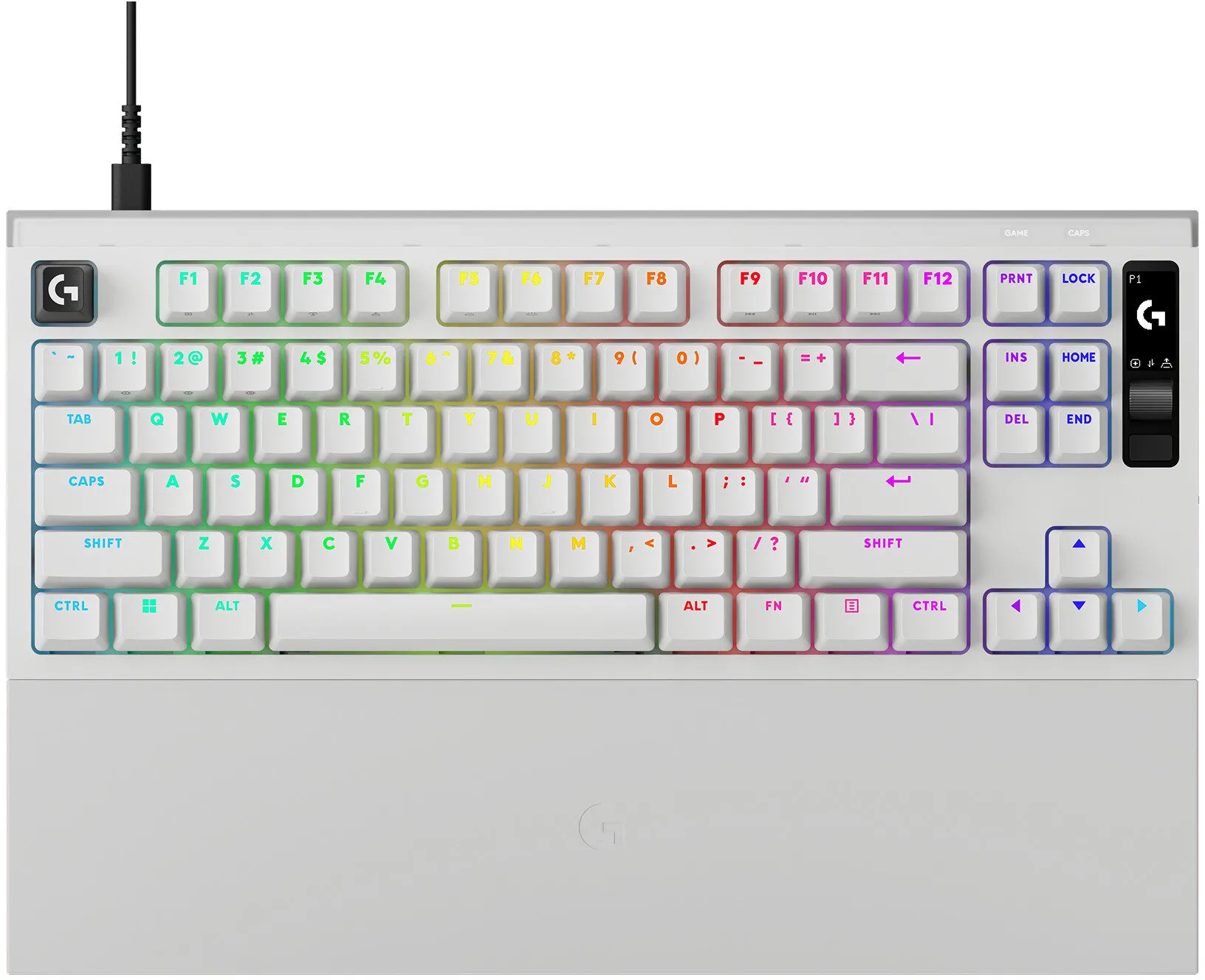 Klawiatura magnetyczna Logitech G Pro X2 TKL Rapid Biały
