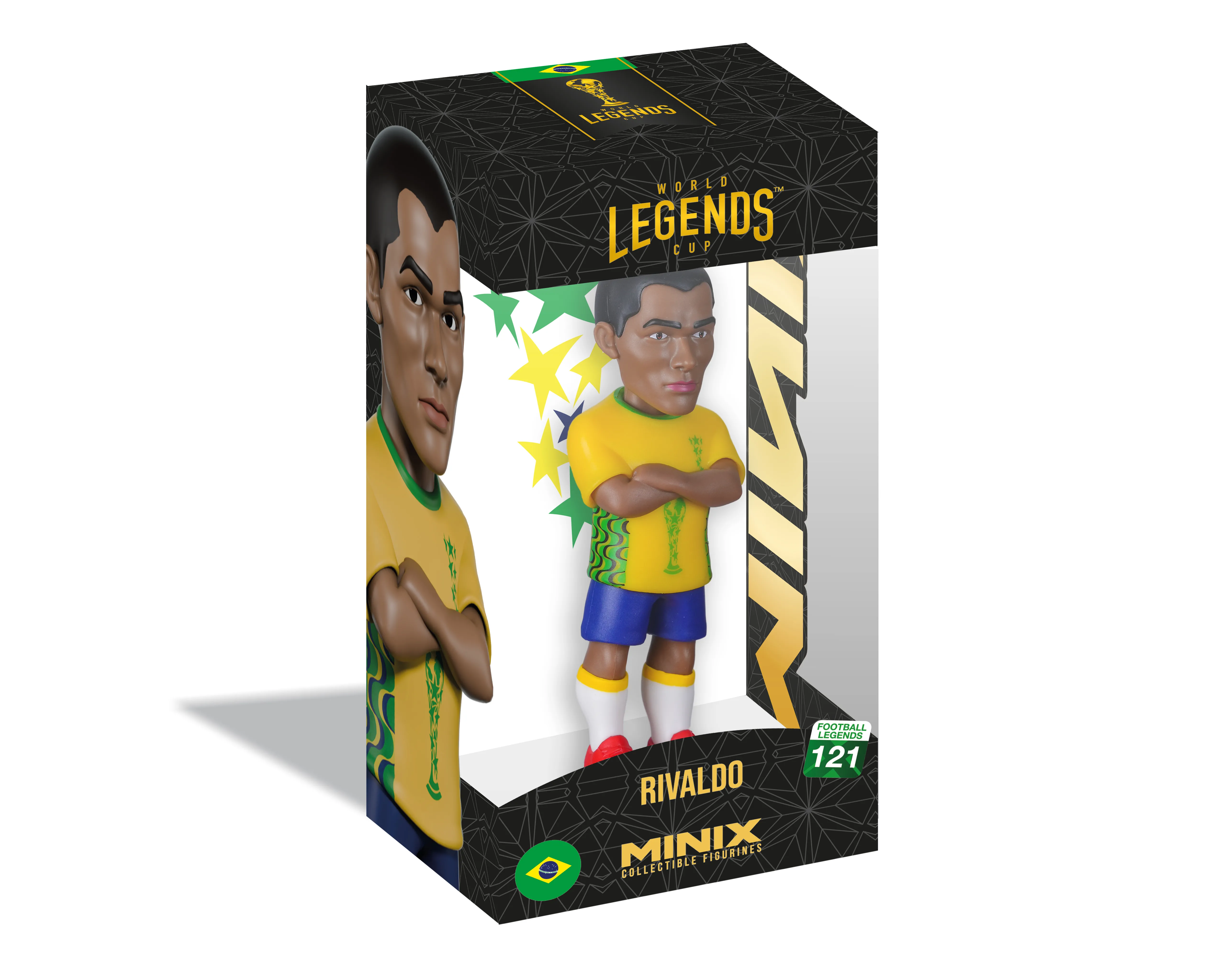 Figurka Minix World Legends Cup Rivaldo (Brazylia)