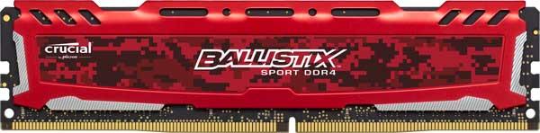 Pamięć RAM Crucial Ballistix DDR4 Sport LT 4GB 2400 CL16