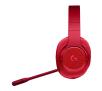 Słuchawki przewodowe z mikrofonem Logitech G433 - czerwony