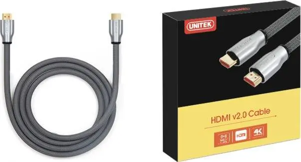 Kabel HDMI Unitek Y-C139RGY 3m Srebrny