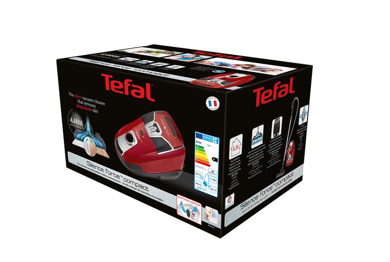 Odkurzacz Tefal Silence Force TW6383 4A 750W Mini turboszczotka Szczotka do parkietów