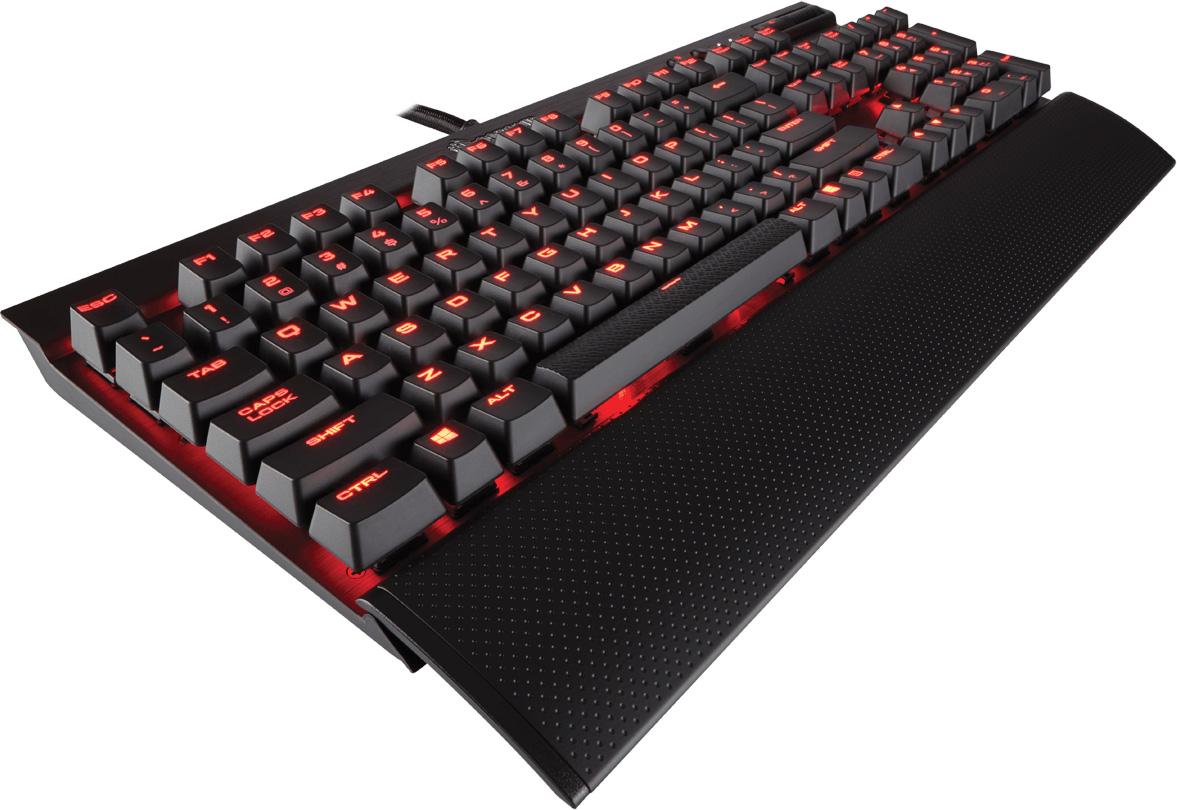 Klawiatura mechaniczna Corsair K70 LUX Red LED - Cherry MX Red
