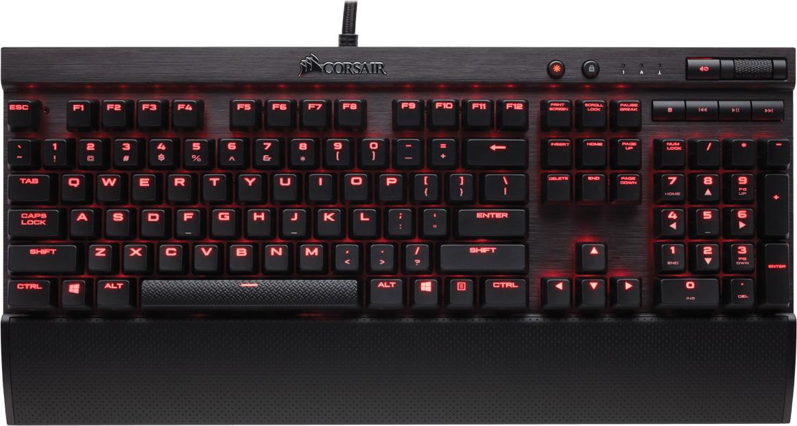 Klawiatura mechaniczna Corsair K70 LUX Red LED - Cherry MX Red